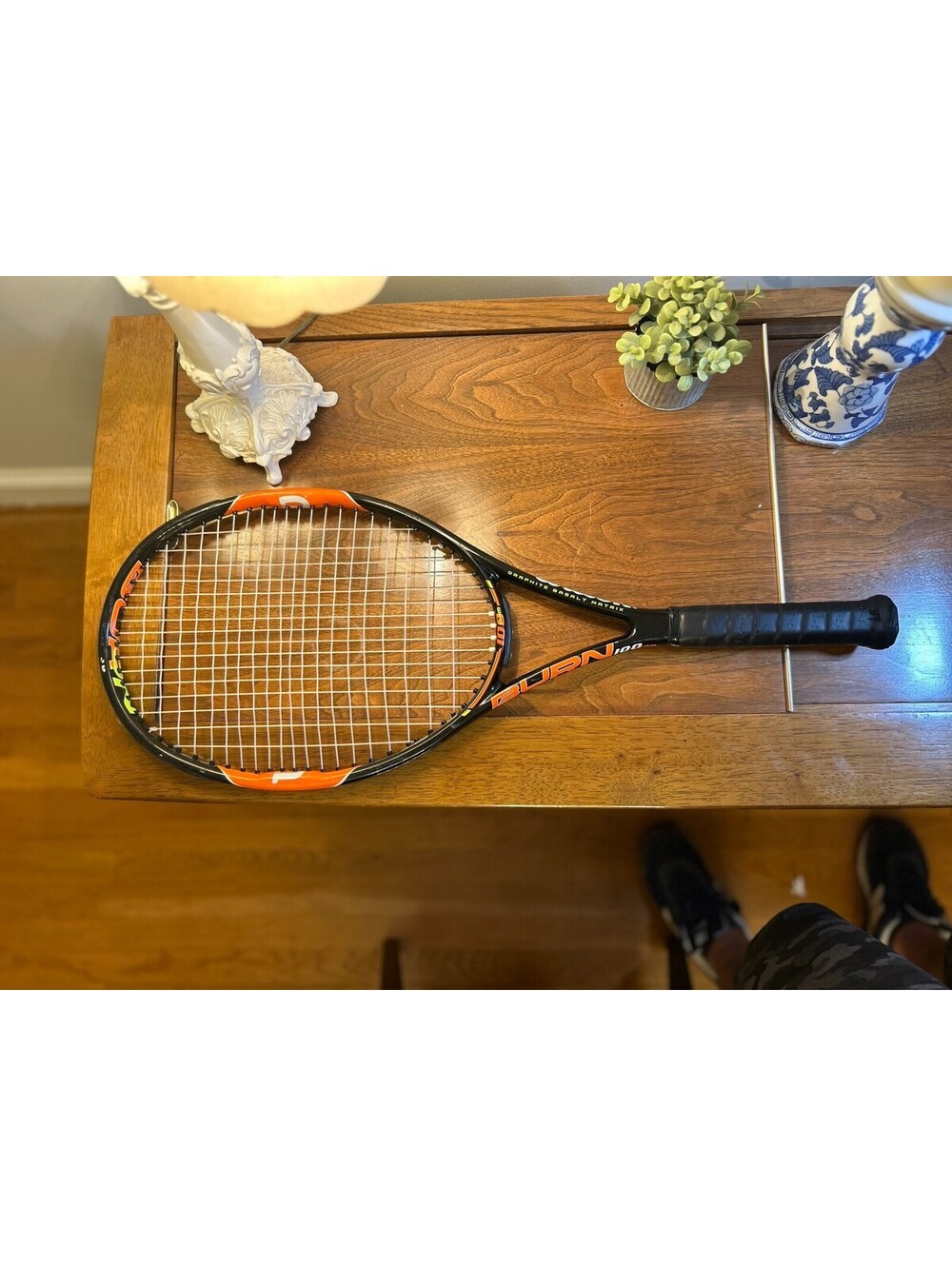 Wilson Burn 100 Team Tennis Racquet Graphite Basalt Matrix 100 Sq In Used